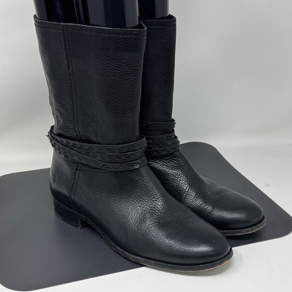 Frye Boots - Cara Pickstitch Mid Boot